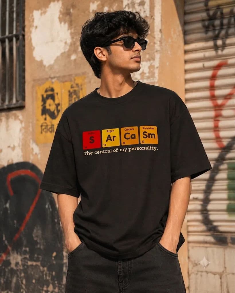SArCaSm  Drop Shoulder T-Shirt